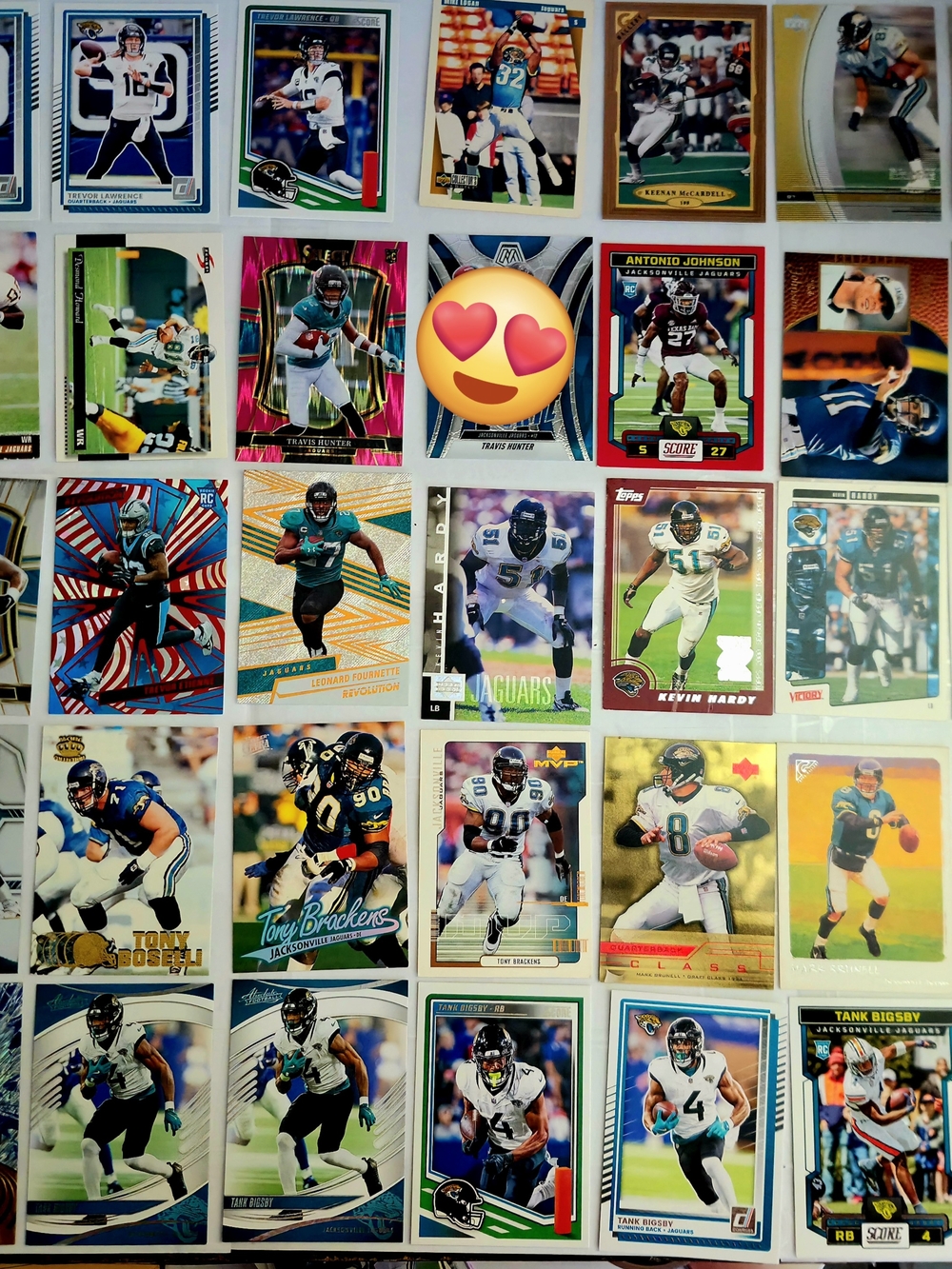 Jacksonville Jaguars Football Card Lot - Trevor Lawrence Brian Thomas Jr Rookies